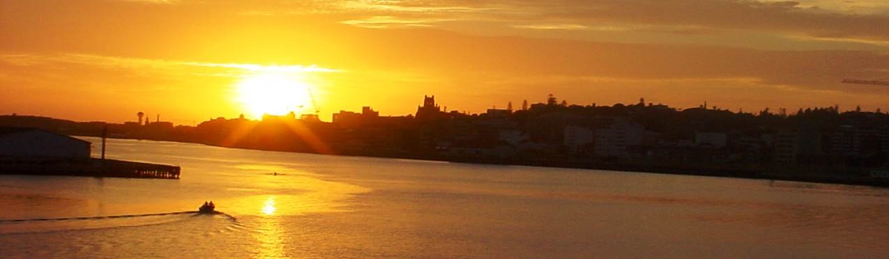 Newcastle Harbour Foreshore - within a short walk from GLOBEX - Newcastle CBD Serviced Offices. (S 32.927499, E 151.774616)